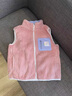 迪士尼（DISNEY）童装儿童女童舒棉绒马甲保暖抑菌抗静电背心24冬DB341DE06粉150 实拍图