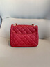 viney包包女包红色新娘婚包牛皮链条斜挎包生日礼物送女友老婆 【深红】实用高级感品牌轻奢洋气单肩小包 实拍图