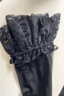 美奈貂夏秋季丝袜趣情薄透性感高筒袜长筒袜蕾丝花边女防滑过膝黑丝袜 实拍图