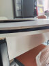 奥利克丝 亮光岩板餐桌椅组合 现代简约实木餐桌可伸缩折叠圆桌吃饭桌子 哑光雪山白-黑白框架轻奢皮椅款 1.35米一桌六椅 晒单实拍图