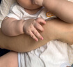 贝瑞加（Babyprints）婴儿短袖包屁衣2件装新生儿夏季衣服纯棉连体衣薄款三角爬服 蓝73 实拍图
