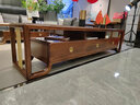 心居名家 电视柜 实木电视柜轻奢现代新中式客厅家具进口乌金木储物柜地柜 实木电视柜 甄选进口实木+大宝环保油漆 实拍图