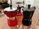 比乐蒂（Bialetti）摩卡壶手冲咖啡壶意大利进口磁感单阀意式咖啡机高压浓缩户外 【单阀】玛瑙红 3杯份 90ml 实拍图