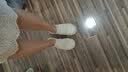 达芙妮 小白鞋女夏季新款运动鞋女夏透气网面女鞋休闲鞋子女ins潮板鞋女 白黑色-透气网面 39 实拍图