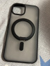 品胜 适用苹果14系列手机壳iphone14promax保护套Magsafe旋转支点支架磁吸充电防摔 【磨砂黑】隐形合金旋转支架丨超能磁吸丨亲肤手感 iPhone14 6.1英寸 实拍图