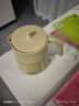 膳魔师（THERMOS）日本进口膳魔师焖泡、带茶漏家用不锈钢大容量茶壶TTE-450/700 奶黄色茶壶700mll(赠送壶垫) 实拍图