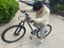 凤凰（PHOENIX）山地自行车成人男女变速碟刹减震越野青少年学生城市运动单车雷神 橙色-辐条轮-双碟刹全轴承 24寸【钢架版】 24速【休闲版】 实拍图