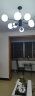 广东中山灯具客厅 客厅现代简约灯饰网红轻奢北欧灯具创意个性卧室吧台餐厅 黑色：8头白光 晒单实拍图