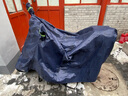 锦赞加厚牛津布车衣 电动车车罩摩托车遮雨罩新国标电瓶车盖车布防晒 双耳M【1.6-1.8米之内】藏青色牛津布 实拍图