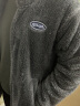红豆居家睡衣男秋冬季法兰绒男士家居服拉链款套装可外穿 男-岩灰色170 实拍图