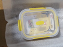 禧天龙保鲜盒食品级分隔玻璃饭盒上班族学生微波炉餐盒大容量分格便当盒 长方形中号【640ml】 实拍图