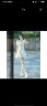 芭雅莲短袖连衣裙女春夏季2024新款法式甜美感气质收腰小个子短裙子 白色 S 晒单实拍图