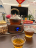 叁坤 加厚玻璃茶壶耐热煮茶器养生壶泡茶烧水提梁壶普洱花茶壶过滤家用保温煮茶电陶炉功夫茶具 绿珠壶+红橡色茶炉【升级款】 实拍图