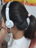 电音学英语网课专用耳机学生头戴式有线听力口语考试耳麦听说人机语音对话录音电脑听说儿童耳麦带话筒 白色双插头-台式机双孔电脑 实拍图