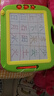琪趣超大号磁性画板儿童写字板宝宝学习绘画涂鸦板婴幼儿玩具1一2-3岁 44X36CM加厚款绿色8888A 官方标配 实拍图