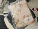 水星家纺四件套床上用品 100%纯棉 全棉印花套件 ins花卉风 被套床单枕套 花倾颜(纯棉-透气舒爽） 1.5米床 床单款 （被套200*230cm） 实拍图