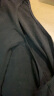 无印良品（MUJI）女式 使用了棉的冬季内衣 U领八分袖T恤 69AD435 秋衣 保暖衣 黑色 L 实拍图