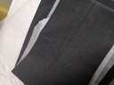 SIDISEN西裤男修身灰色西服裤商务休闲直筒正装男士上班夏季潮流西装裤 中灰色（秋冬款-平纹） 28 码（适合95-105斤） 实拍图