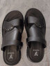 意尔康男鞋休闲凉鞋两用轻便透气沙滩鞋潮流时尚拖鞋 96570W 黑色 41 实拍图