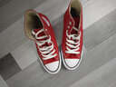 匡威（Converse）All Star夏季经典帆布男女高帮休闲运动鞋黑色1Z588 101013/红色 39.5 实拍图