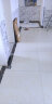 吉朵芸 波导线地砖贴纸走廊客餐厅地贴踢脚线自粘地面贴装饰瓷砖腰线贴 黑石纹 10厘米宽*5米长（含4个转角） 实拍图