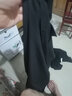 西域骆驼（VANCAMEL）短袖衬衫男夏季港风帅气男士宽松外套百搭休闲男装衬衣 黑色 2XL 实拍图