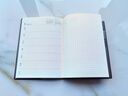 MUJIPVC封面月周记笔记本/2024年12月开始 2025手账本计划本记事本日程本本 88张/棕色/B6 实拍图