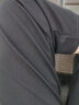 王熙麦2023新款雪纺阔腿裤女夏季高腰垂感九分裤黑色薄款宽松百搭九分裤 黑色  气质九分阔腿裤06 M 【90-105斤】 实拍图