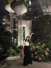 浪莎休闲裙裤女夏季2025薄款冰丝阔腿裤半身裙女小个子高腰显瘦a字裙 显瘦黑【透气+防走光内衬】 L 【推荐126-140斤】 实拍图