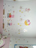 吉朵芸 儿童房可爱卡通动物墙贴纸动漫贴画自粘班级教室布置墙面装饰贴 佩奇加月亮兔子 大 实拍图