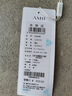 AMII法式赫本风气质黑色连衣裙女年新款V领a字裙修身裙子 酒红 M (160) 实拍图
