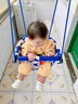 HERO THRIVE 荡秋千吊椅儿童秋千户外宝宝秋千室内儿童玩具男孩女孩生日礼物 帆布蓝-【秋千+绳+挂钩+连接带】 实拍图