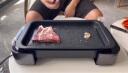 法诗缇（Fastee） 电烤盘家用电烧烤炉韩式室内无烟电烤锅铁板烧煎肉机烤串烤鱼烤肉锅 钛金黑（煎烤盘） 1层 实拍图