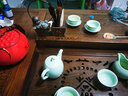 祥业 黑檀木六君子茶具配件实木底座倒流香哥窑紫砂茶宠功夫茶艺组合创意摆件 六君子-书 实拍图