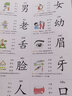幼儿学前识字1380字 儿童认字看图识字大王教材3-6岁幼儿园中大班学前象形识字启蒙卡片 幼儿象形识字1200字 实拍图