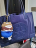 Tory Burch 汤丽柏琦【礼物】 ELLA 小号手提托特包TB 88578 蓝色 405 OS 实拍图