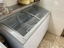 海尔冰柜（Haier）展示柜冰柜商用大容量卧式岛柜冷冻柜透明玻璃门雪糕展示柜超市大型组合冷柜 SD/SC-339HZ｜一级能效｜260L 实拍图