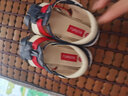 卡特兔儿童凉鞋男童夏季童鞋宝宝学步鞋幼儿凉鞋女宝公主鞋婴童洞洞鞋子 红蓝色-有吊坠 25 内长15.5cm  脚长14.3-14.9 实拍图