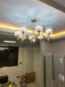 韵钰轻奢客厅欧式水晶吊灯现代简约大气餐厅卧室新款北欧全屋灯具套餐 套餐6 三室两厅（三色光源） 实拍图