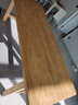 旺家星北欧实木大书桌简约现代客厅长条桌椅组合休闲区多人学习桌工作台 长桌：180*80*75板厚5cm【全实木 实拍图