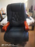 寳伽帝龍（BOGADION） 真皮可躺老板椅实木牛皮大班椅升降转椅按摩家用电脑椅办公椅子 实拍图
