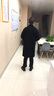 埖煦风衣男中长款秋冬加厚男士风衣男长款男呢子外套男冬季妮子大衣男 黑色加棉 L 实拍图
