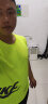 欧联霸运动套装短袖男夏季跑步服休闲两件套速干衣T恤五分裤足球训练服 荧光色 2XL（建议140-160斤） 实拍图