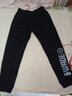 李宁韦德运动裤卫裤男秋冬男装棉宽松休闲长裤束脚收口针织跑步裤子 新标准黑-加绒 M /170 实拍图