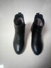 耐特舒妈妈鞋棉鞋女秋冬季中年真皮软底短靴平底皮鞋加绒加厚羊毛雪地棉靴子防滑中老年人女鞋 520黑色加绒（标准码数） 37 实拍图