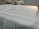 源生活 白色床单单件 60支缎纹纯棉被单 酒店宾馆床罩床裙  230*250cm 实拍图