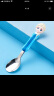 迪士尼(Disney)母婴 儿童勺子辅食训练不锈钢勺子宝宝学吃饭训练 3D爱莎DP2003 晒单实拍图