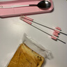 满朝佳三丽鸥防霉抑菌不锈钢筷勺套装便携两件套上班族餐具收纳盒学生 【凯蒂猫】筷勺盒 3件套 实拍图