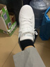 安踏男鞋板鞋春季韩版潮学生运动鞋男休闲鞋小白鞋跑步鞋 安踏白/雾灰8053F 42 实拍图