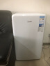 美的（Midea）93升单门直冷节能低音小型迷你复古白色家用租房宿舍美妆小型电冰箱 BC-93MF 实拍图